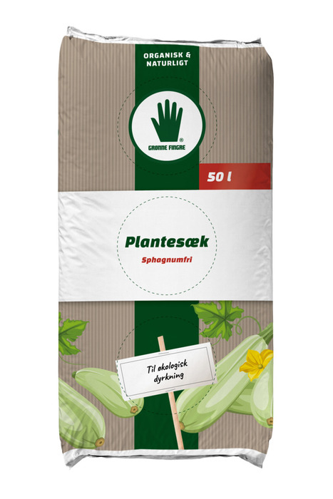 Grønne Fingre® plantesæk t/økodyrkning (sphagnumfri)